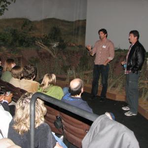 Kevin Porter and George Meyers speak at the LA premier of Montana