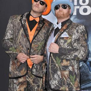 Kyle Davis and Jon Reep at event of Into the Storm (2014)