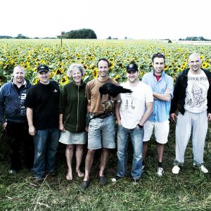 Wrap shot of Cast & Crew at The Crow Man teaser shoot in Peterborough, England. August 2013
