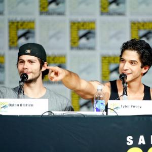 Tyler Posey and Dylan O'Brien at event of Teen Wolf (2011)