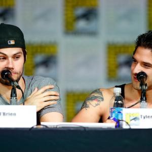 Tyler Posey and Dylan OBrien at event of Teen Wolf 2011