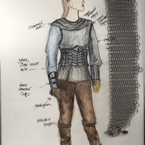 Merlin  sketch for Morgana
