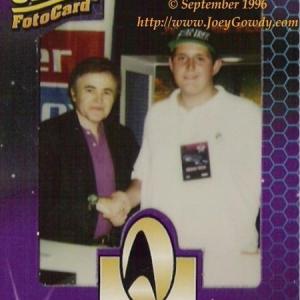 Walter Koenig and Joey Gowdy taken in 1996 at the Star Trek 30th Anniversary Convention.