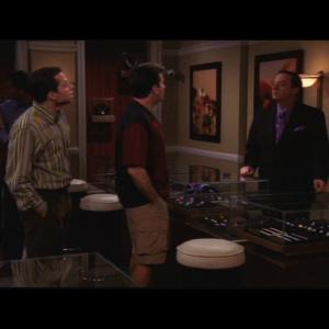 John Vance as Leon in Two and a Half Men 2006 with Jon Cryer and Charlie Sheen