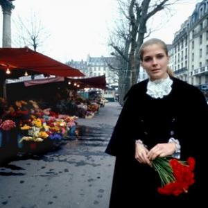 Candice Bergen at a flower stall in Paris 1968  1978 Bob Willoughby