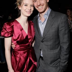 Michael Fassbender and Mia Wasikowska