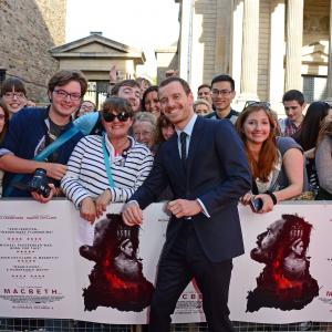 Michael Fassbender at event of Macbeth 2015