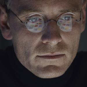 Still of Michael Fassbender in Steve Jobs (2015)