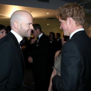 Marc Forster and Prince Harry Windsor at event of Paguodos kvantas (2008)