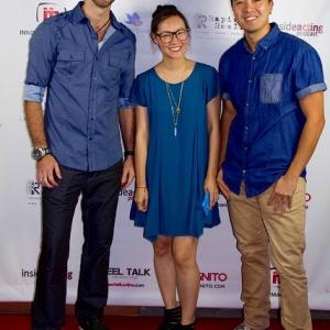 with DTM client David Chan and actress Christine Lee  Reel Talk Launch Party