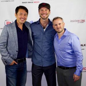 with DTM clients Lawrence Chau and Chas Scherer  Reel Talk Launch Party