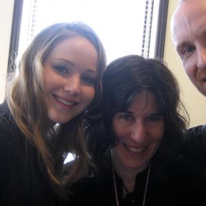 Tim Coyne with Debra Granik and Jennifer Lawrence at Sundance 2010