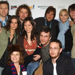 Leslie Bibb Patrick Fugit and Goran Dukic at event of Wristcutters A Love Story 2006