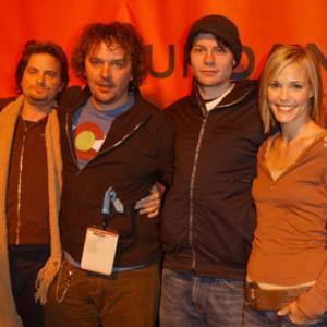 Leslie Bibb Patrick Fugit Shea Whigham and Goran Dukic at event of Wristcutters A Love Story 2006