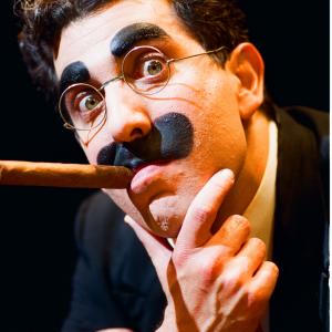 Frank Ferrante as Groucho Marx in his one-man 
