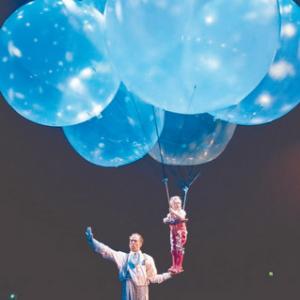 David Figlioli performing in Russia in Cirque du Soleils CORTEO