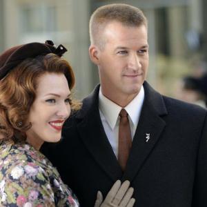 Kenneth Mitchell and Erin Cummings in Astronaut Wives Club