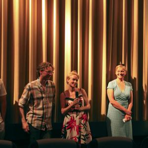 Q&A at Munich Int'l Film Festival. Rod Ben Zeev, Alex Holdridge, Linnea Saasen and Jennifer Ulrich