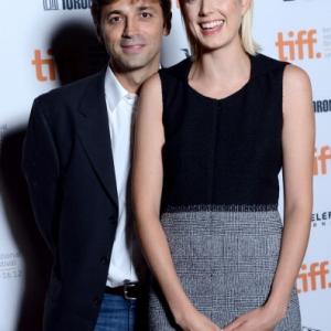 Luis Prieto and Agynes Deyn at the Toronto International Film Festival