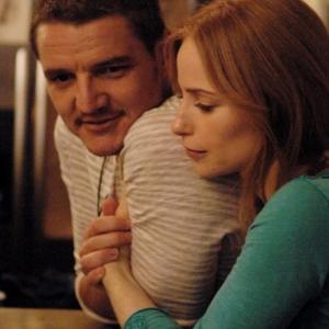 Pedro Pascal and Jaime Ray Newman in Red Widow