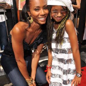 Jada Pinkett Smith and Willow Smith at event of Kit Kittredge An American Girl 2008