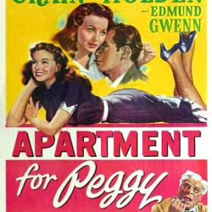 William Holden, Jeanne Crain and Edmund Gwenn in Apartment for Peggy (1948)