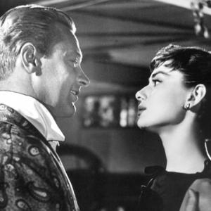 Still of Audrey Hepburn and William Holden in Sabrina 1954