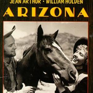 William Holden and Jean Arthur in Arizona (1940)