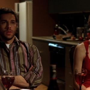 Still of Tricia Helfer and Zachary Levi in Spiral 2007