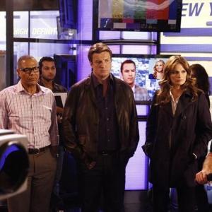 Still of Tyrees Allen Nathan Fillion and Stana Katic in Kastlas 2009