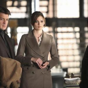 Still of Seamus Dever Nathan Fillion and Stana Katic in Kastlas 2009