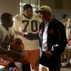 Still of Dennis Quaid Rob Brown and Omar Benson Miller in The Express 2008