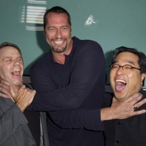 Ken Kirzinger, Ronny Yu and Sean Cunningham at event of Freddy vs. Jason (2003)