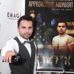 Sam Logan Khaleghi at Approaching Midnight Red Carpet World Premiere / American Legion Military Veterans Charity Event