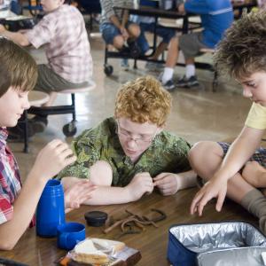 Still of Luke Benward and Alexander Gould in How to Eat Fried Worms (2006)