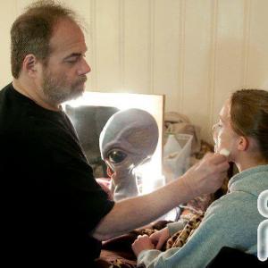 GEICOS AMAZING ALIENS! Commercial Actress Brianna Gardner begins her makeup effects transformation to turn her into one of the three Amazing Aliens