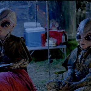 GEICO AMAZING ALIENS! Commercial Brianna Gardner L in prosthetic makeup as one of the Amazing Aliens for this Geico commercial