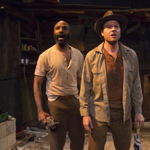 Eric Scott Gould as Morris, and Anthony Mark Barrow as Zachariah in Athol Fugard's, 