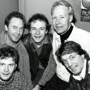 Jimmy along with comedians Joakim Wrethed, Ulf Mellström, Mats Johansson and Johannes Brost.