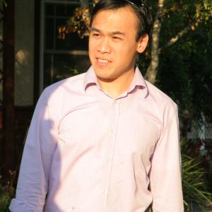 Matthew Hsu on the set of Count Jeff in 2009