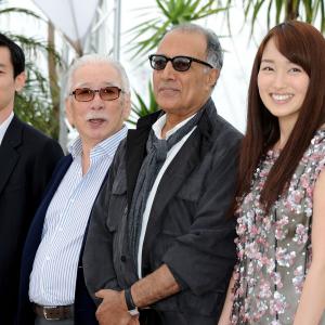Abbas Kiarostami, Ryô Kase, Tadashi Okuno and Rin Takanashi at event of Like Someone in Love (2012)