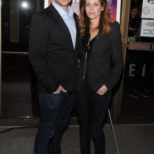 Jeremy OKeefe and Jessalyn Gilsig arrive at the opening night of Somewhere Slow in Los Angeles