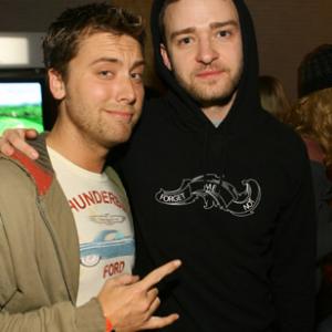 Lance Bass and Justin Timberlake