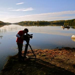 Finally getting to shoot a fishing scene. Fool's Gold/Northern Ontario