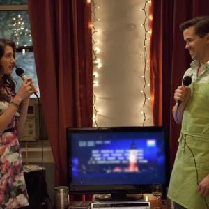 Still of Andrew Rannells and Allison Williams in Girls 2012
