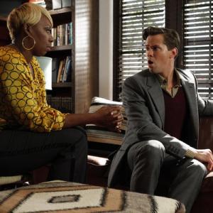 Still of Andrew Rannells and NeNe Leakes in Nauja norma (2012)
