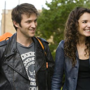 Still of Katie Holmes and Adam Rothenberg in Mad Money (2008)