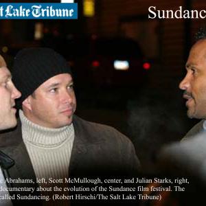 Pete Abrahams, Scott McCullough and Julian are interviewed for 'The Salt Lake City Tribune'.