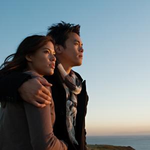 WEST LIANG and CHRISTINA GRANCE publicity for the film INVINCIBLE SCRIPTURE