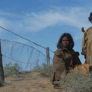 Still of Laura Monaghan and Everlyn Sampi in RabbitProof Fence 2002